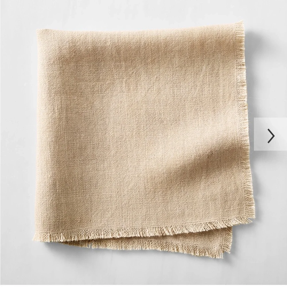 Williams Sonoma “Fringe” Napkins, Set/4